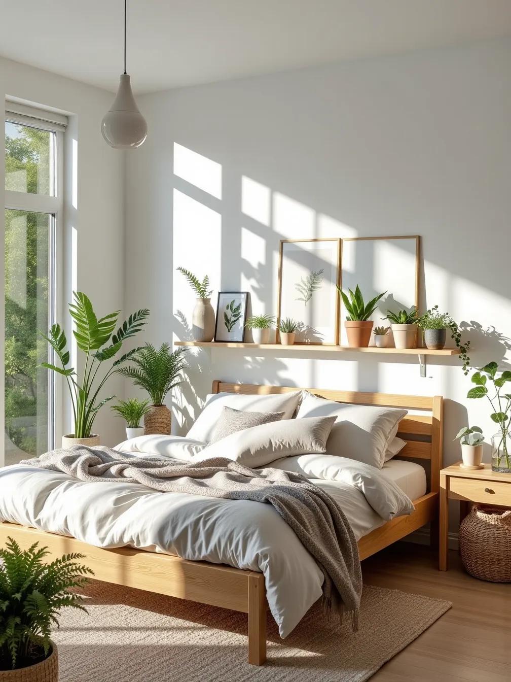 Tranquil Scandinavian Bedroom Design