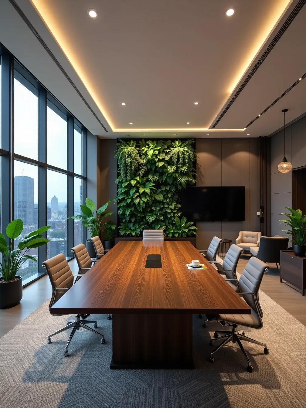 Sophisticated Modern Conference Room for Productive Meetings